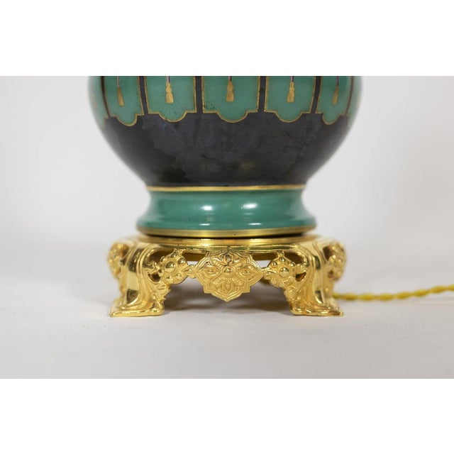 Table Lamps in Porcelain and Gilded Bronze, 1850s, Set of 2 For Sale - Image 4 of 6