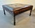 Wood Vintage Large Leather Shabby Chic Ottoman Table For Sale - Image 7 of 10