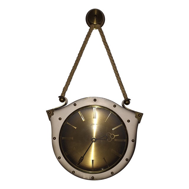 Mid-Century German Wall Clock by Atlanta, 1950s For Sale