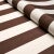 Transitional Sample - Schumacher James Stripe Fabric in Brown For Sale - Image 3 of 3