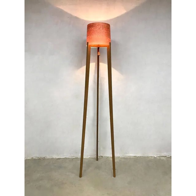 Dutch Tripod Floor Lamp by Erik Hatters For Sale - Image 5 of 6
