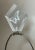 Vintage Mid Century Modern Carved Clear Lucite Electric Table Lamp Butterfly For Sale - Image 10 of 12