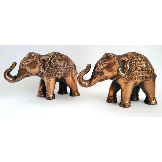 Borghese Pair Elephant Figurines For Sale - Image 4 of 12