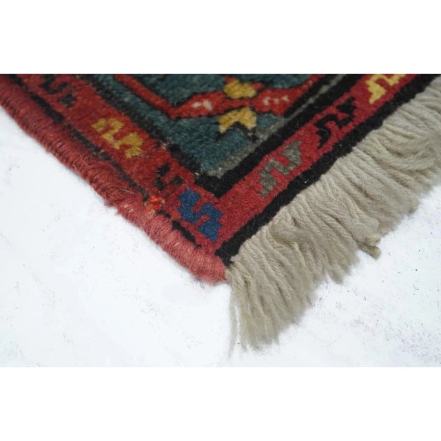 19th Century Antique Talish Rug 3'7'' x 8'5'' For Sale - Image 5 of 10