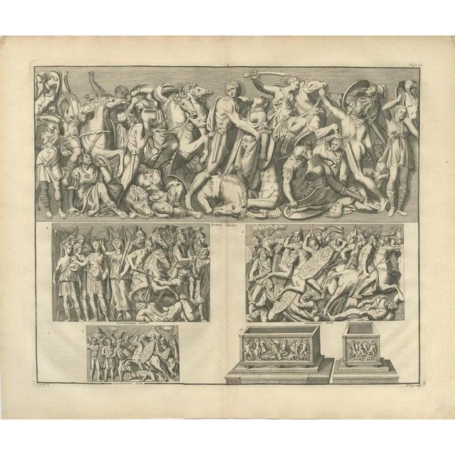 Bernard de Montfaucon, Roman Cavalry Battle Reliefs from Constantine's ...