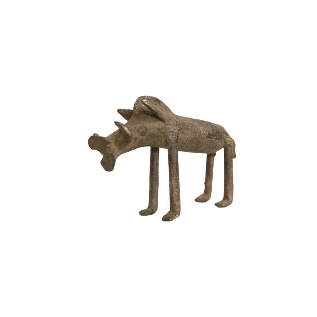 Mid 20th Century Vintage African Bronze Warthog For Sale - Image 5 of 5