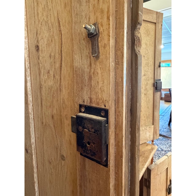 Apricot Antique Irish Pine Cupboard For Sale - Image 8 of 12