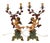 Cherub Table Lamps with Carved and Painted Angel Figures, 1920s, Set of 2 For Sale