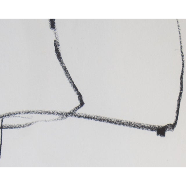 Late 20th Century Charcoal Portrait Drawing of a Man by James L. Bruch For Sale - Image 5 of 7