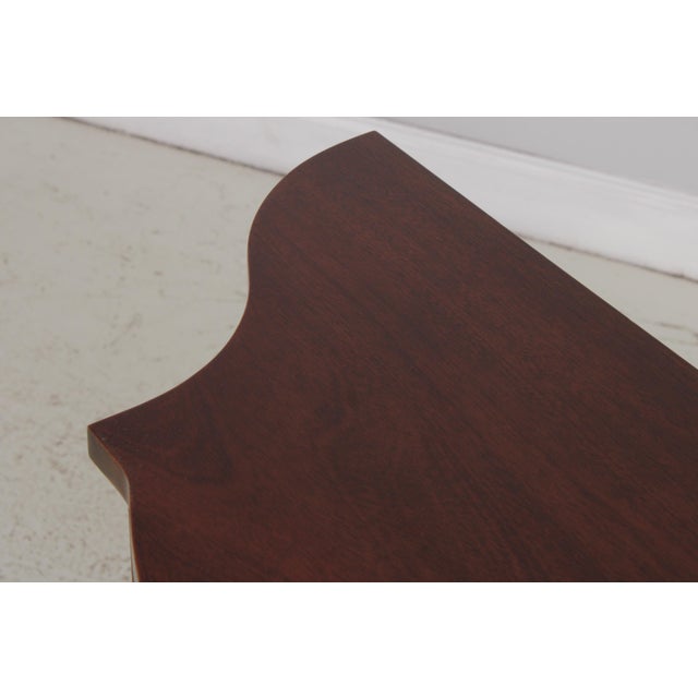 Brown Baker Historic Charleston Mahogany Inlay Federal Console Table For Sale - Image 8 of 14