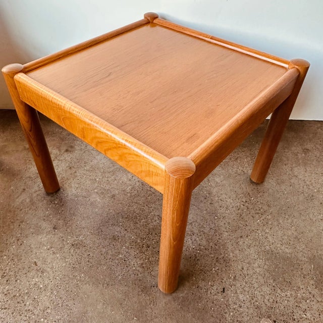 1970s Danish Teak Accent or Coffee Table For Sale - Image 5 of 7