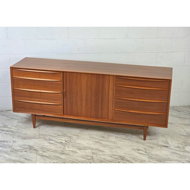 1960s Danish Modern 13 Drawer Dresser by Svend Madsen for Falster For Sale - Image 10 of 11