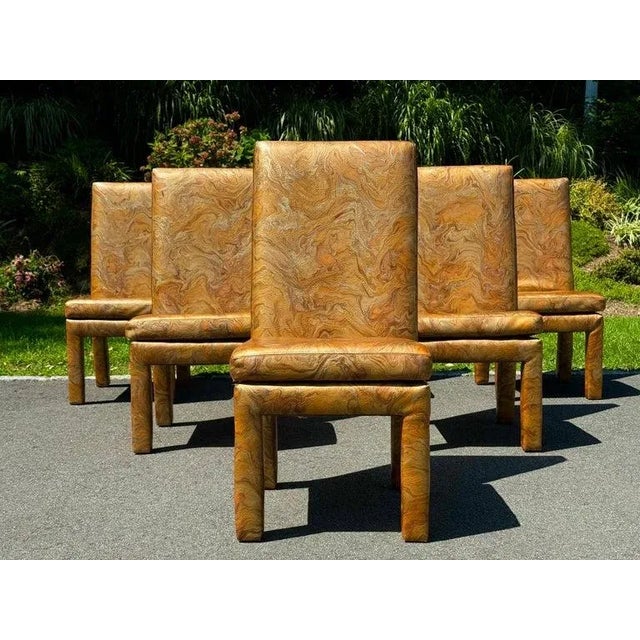 Set of 6 Parsons Dining Chairs by Milo Baughman For Thayer Coggin. Since 1953, Thayer Coggin has carved out a distinct...