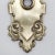 Victorian Antique 10.75 In. Victorian Polished Brass Entry Door Back Plate For Sale - Image 3 of 4