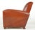 Wood Pair of Original French Art Deco Style Leather Club Chairs For Sale - Image 7 of 11
