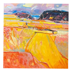Jean Krille, Landscape 142, Oil on Masonite