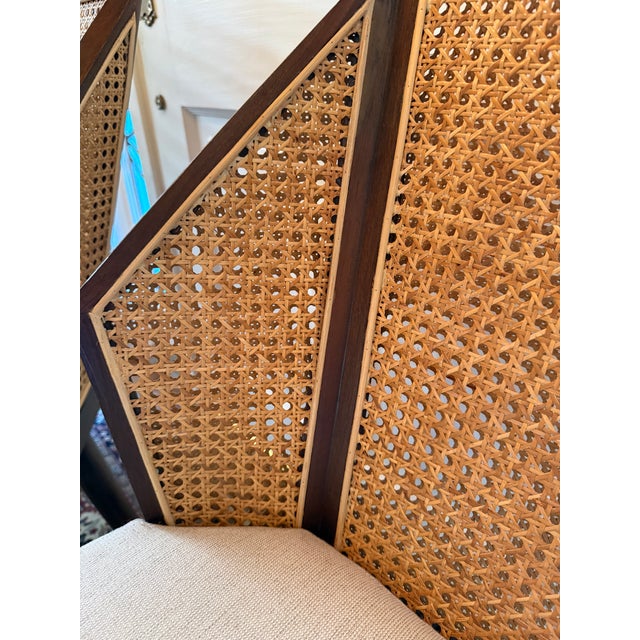 Pair of Baker Milling Road Occasional Chairs With Caning, 21st Century For Sale - Image 9 of 10