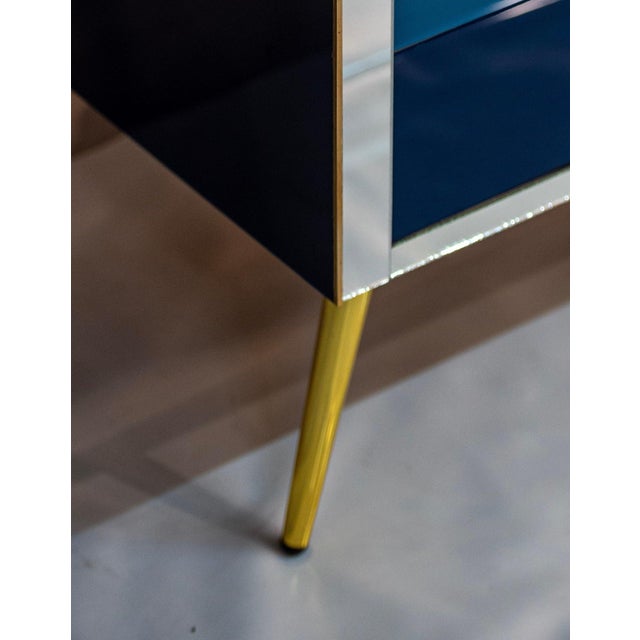 Not Yet Made - Made To Order Chest of Drawers in Sapphire Blue Glass from Justfurnituress SRL For Sale - Image 5 of 10