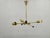 Italian Stilnovo Style Brass Sputnik Chandelier, 1970s For Sale - Image 3 of 12