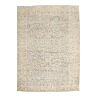 Floral Antique Washed Persian Kerman rug no. j5328 For Sale