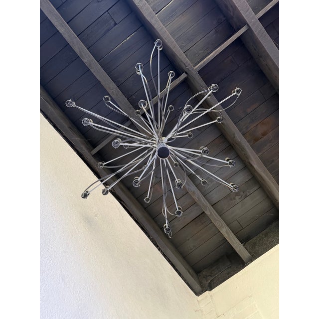Model 2097 30-Light Chandelier by Gino Sarfatti for Arteluce, 1960s For Sale - Image 6 of 18