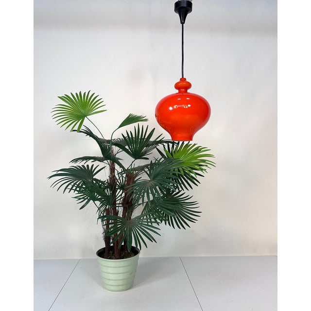 Glass Hanging Lamp by Hans Agne Jacobsson for Staff, 1960s For Sale - Image 12 of 18