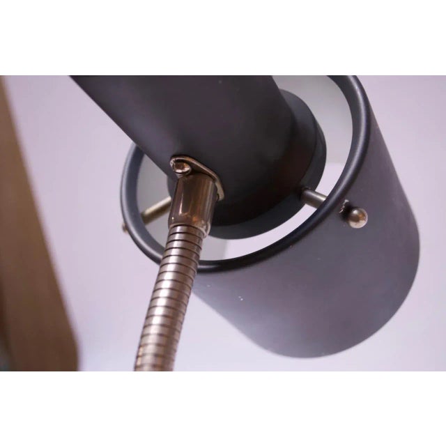 Midcentury Swedish Modern Gooseneck Table Lamp by Ewå Värnamo For Sale - Image 12 of 13