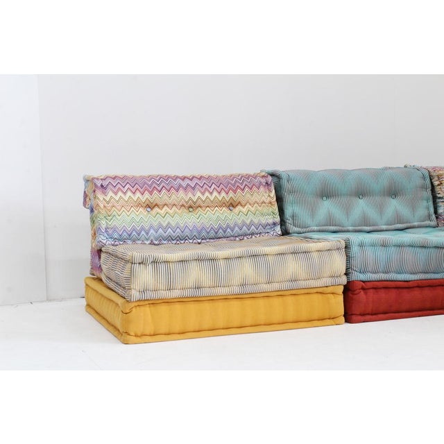 Textile Mah Jong Sofa by Hans Hopfer for Roche Bobois, 2010s, Set of 12 For Sale - Image 7 of 15