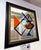Abstract Yaacov Agam, Homage to Mondrian, Signed Serigraph on Mirrored Glass, Edition 64/90, Framed For Sale - Image 3 of 4