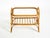 1960s Italian Bamboo Side Table with Iced Glass Top, 1960s For Sale - Image 5 of 18