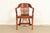 Art Deco B. L. Marble Chair Co. Antique Mission Arts & Crafts Walnut Banker's Chair, Circa 1910 For Sale - Image 3 of 14