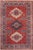 Shabby Chic Shirwan Rust/Blue Wool Rug - 4'6''x6'1'' For Sale - Image 10 of 10