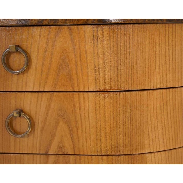 Brown Art Deco Hallway Console attributed to Axel Larsson for Bodafors, 1930s For Sale - Image 8 of 11