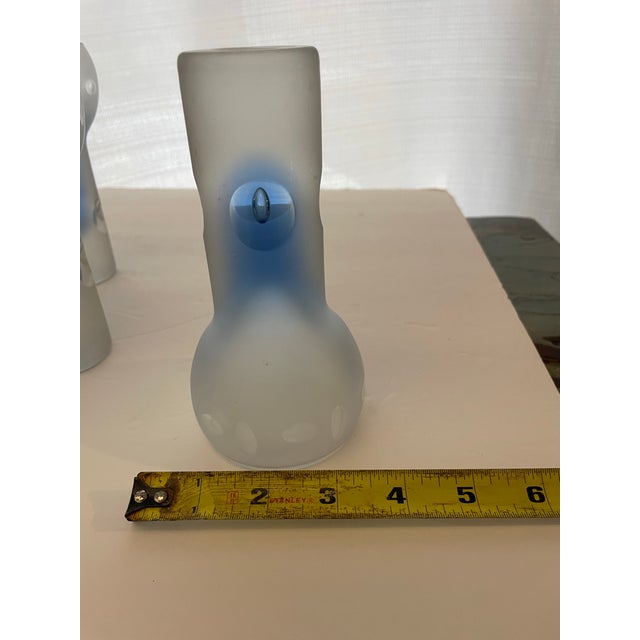 1970s Set of 6 Blue Murano Glasses by Arnolfo Di Cambio C 1970s For Sale - Image 5 of 12