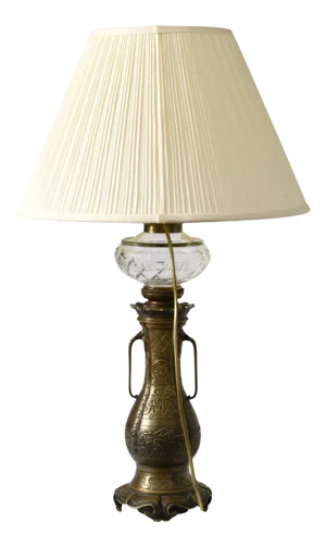 Antique Chinese Style Bronze Table Lamp by Auguste Delafontaine, 1800s