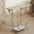 Metal Side Table with Wire Shelf For Sale - Image 13 of 16