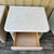 Beige A Pair of Postmodern Custom-Made, Bull-Nose Marble Top Nightstands. Circa 1990s For Sale - Image 8 of 18