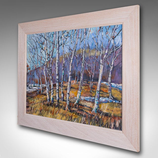 Contemporary 2000's Framed Contemporary Landscape Painting For Sale - Image 3 of 7