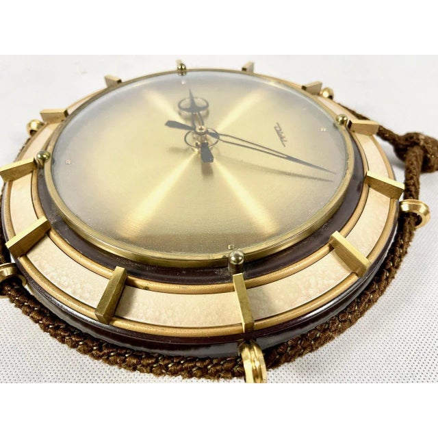 1940s Vintage Wall Clock from Diehl, 1940s For Sale - Image 5 of 9