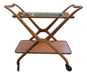 1950s Model 67 Folding Bar Cart by Ico Parisi for Angelo De Baggis