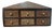 Vintage Elegant Indian 6-Drawer Stamped Metal & Wood Jewelry Trinket Chest For Sale