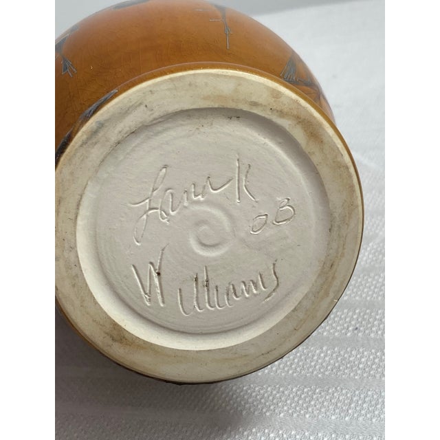 Ceramic Lana K Williams Studio Art Pottery Vase Crystalline Glazed For Sale - Image 7 of 9
