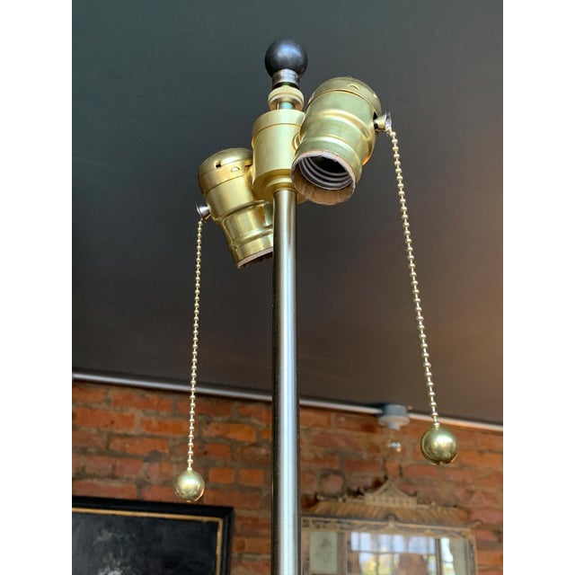 1950s Danish Art Deco Beech Floor Lamp For Sale In New York - Image 6 of 18