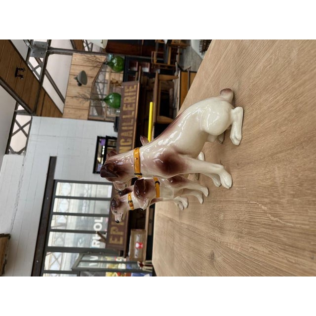 Series of Earthenware Dogs from Desvres, 1950s, Set of 4 For Sale - Image 6 of 18