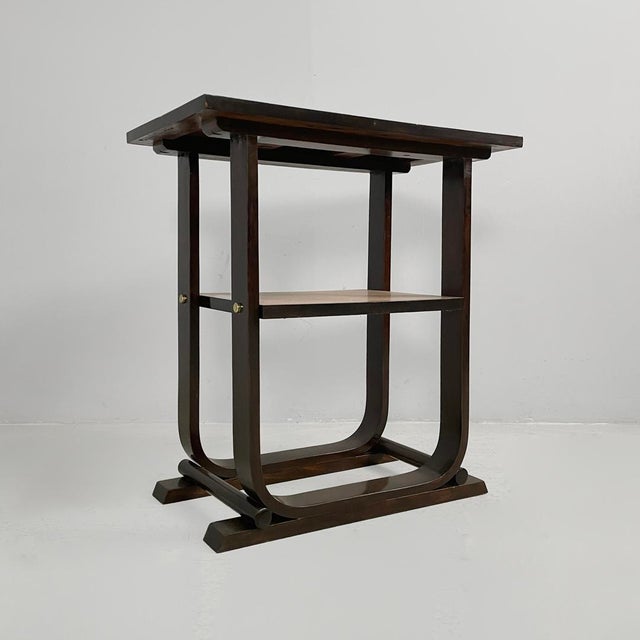Italian Art Deco Coffee Table in Wood, 1930s For Sale - Image 4 of 11