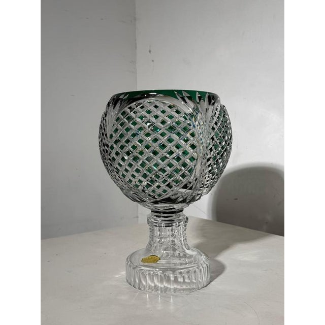 Zorba Crystal Vase from Val Saint Lambert For Sale - Image 11 of 13
