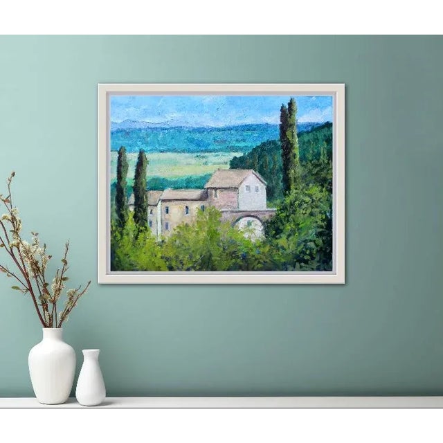 Contemporary Italian Landscape Contemporary Oil Painting For Sale - Image 3 of 7