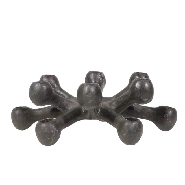 Mid-Century Modern Mid 20th Century Classic Quistgaard Dansk Spider Candlestick For Sale - Image 3 of 3