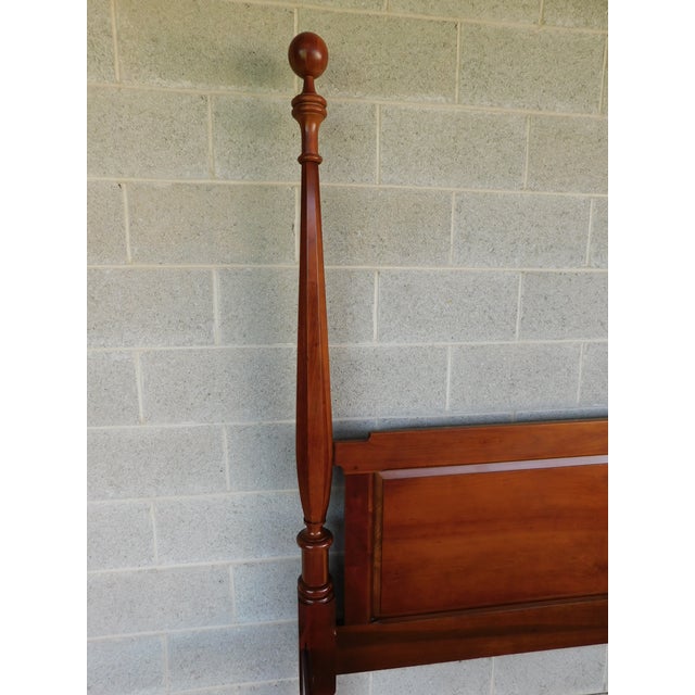 American John Wanamaker Ny Shaker Cannon Ball Pencil Poster Cherry Full Size Poster Bed For Sale - Image 3 of 17