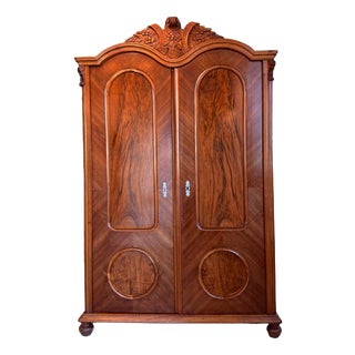 Viennese Wardrobe in Pine For Sale